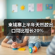 柬埔寨上半年天然胶出口同比增长20%