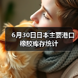 6月30日日本主要港口橡胶库存统计