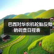 巴西对华农机轮胎反倾销调查日程表（图2）
