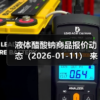 液体醋酸钠商品报价动态(2026-01-11) 来源:互联网 2026-01-19(图2) 液体醋酸钠商品报价动态(2026-01-11) 来源:互联网 2026-01-19(图2)