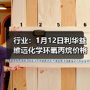 行业：1月12日利华益维远化学环氧丙烷价格动态 来源：互联网 2026-01-19